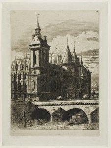 Saat Kulesi, Paris by Charles Meryon