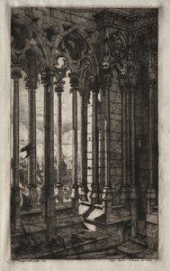 Paris Gravürleri: Notre Dame Galerisi, 1853.