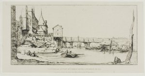 1621 Yangınından Sonra Pont-au-Change, Paris