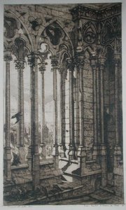 Notre Dame Galerisi, Paris by Charles Meryon