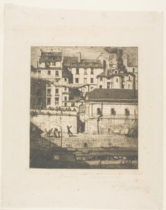 Morg, Paris by Charles Meryon