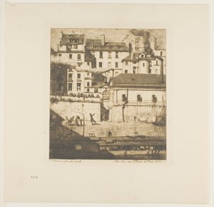 Morg, Paris by Charles Meryon
