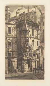 Taret, Rue de la Tixeranderie by Charles Meryon