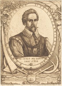 René Laudonnière Sablais (De Burdigale) by Charles Meryon after Crispijn de Passe I