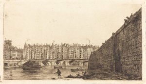 Pont-au-Change, Paris, yaklaşık 1784 by Charles Meryon after Victor Jean Nicolle