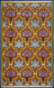 Çiçek desenli iç kapak by Charles Meunier
