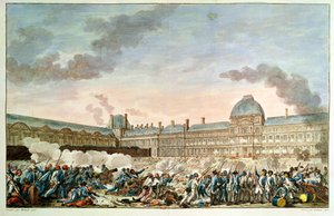 10 Ağustos 1792, Isidore Stanislas Helman (1743-1809) 1792-93 tarafından oyulmuş