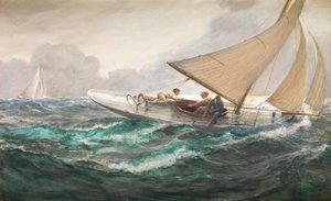 Ana Sayfada Bir Taşıma by Charles Napier Hemy