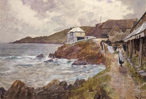 sahil sahnesi by Charles Napier Hemy