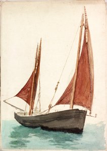 Balıkçı Teknesi (gövde rengi) by Charles Napier Hemy