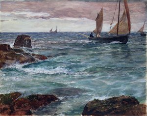 eve doğru bağlı by Charles Napier Hemy