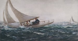 Yelken Serbest by Charles Napier Hemy