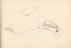 Eskiz defteri (kağıt üzerine yağlı boya kalem) by Charles Napier Hemy