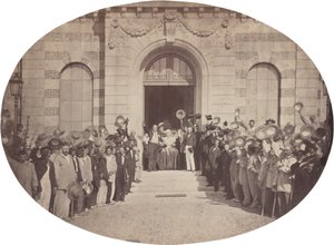 Vincennes İmparatorluk İlticası: 15 Ağustos, İmparatora Selam, 1859. by Charles Nègre