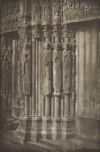 Chartres Katedrali. Kraliyet Portalının Sağ Kapısı, Batı Yakası, XII. Yüzyıl