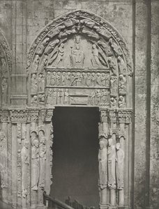 Chartres Katedrali: Chartres Meryem Ana ile Kraliyet Portalının Sağ Kapısı, 1857.