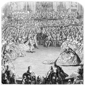 Minuet Dansçısı ve Kral, 1754, 1885.