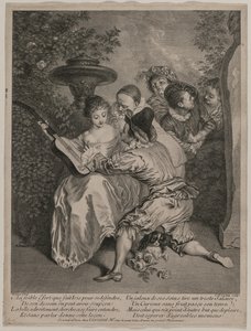 Romantik, 1727. by Charles Nicolas Cochin