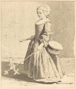 genç asker by Charles Nicolas Cochin I after Jean Siméon Chardin