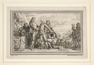 Le Roi arme le Dauphin a Fontenoy (Kral Dauphin