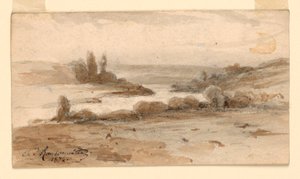 Bir manzara by Charles Nicolas Ransonnette