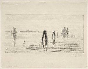 Lagün, Sabah by Charles Nicolas Storm van 