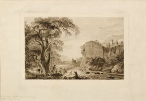 Manzara (gravür) by Charles Oliver Murray