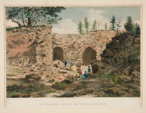 Eski Casemates - iç Fort Putnam, West Point