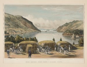 Kuşatma Bataryası, West Point - Kuzeye Bakmak by Charles Parsons