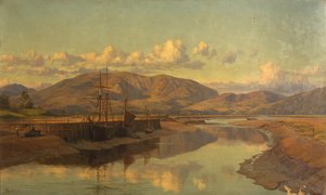 Eski Wigtown Rıhtımı ve Cairnsmuir, 1890 dolayları (tuval üzerine yağlı boya)