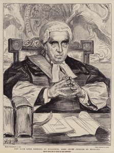 Killowen Geç Lord Russell, İngiltere Lord Başyargıç (lito) by Charles Paul (after) Renouard