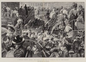 A Popular Cockney Resort, the Crowd at the Foot of Highgate Hill on Bank Holiday 
