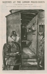 Londra polis mahkemelerinde eskizler