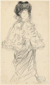Ayakta Kadın, c. 1900. by Charles Paul Renouard