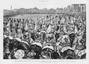 Trooping the Colour at the Horse Guards 
