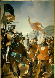 Yüz Yıl Savaşı (1337-1453): Bernard du Guesclin (1320-1380) tarafından Navarre kralının birlikleri üzerinde kazanılan Evreux yakınlarındaki Cocherel Savaşı