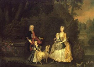 Sir William Strickland ve ailesi