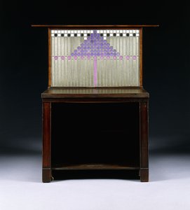 Walter W. Blackie Esq., Hill House, Edinburgh için tasarlanmış bir yazı dolabı by Charles Rennie Mackintosh