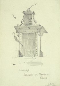 Kapı, Palazzo di Venezia, Roma by Charles Rennie Mackintosh
