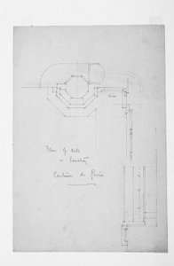 Lavabodaki Kuyu Planı, Certosa di Pavia, 1891 by Charles Rennie Mackintosh