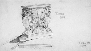 Masa Ayağı, 1891 by Charles Rennie Mackintosh