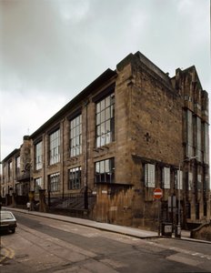 Mimar Charles Rennie Mackintosh (1868-1928) tarafından tasarlanan Güzel Sanatlar Okulu