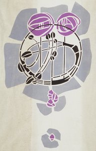 Duvar Dekorasyonu için Orijinal Mackintosh Stencil