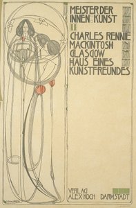 House of an Art Friend (Meister der Innenkunst II) için Başlık Sayfası, 1902 by Charles Rennie Mackintosh