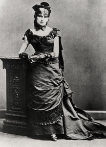 Berthe Morisot (1841-95) (bw fotoğraf)