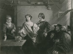 Florizel ve Perdita, Kış Masalı by Charles Robert Leslie
