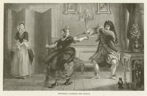 Mösyö Jourdain ve Nicole by Charles Robert Leslie