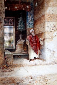 Cami Girişi, 1870 civarı (kağıt üzerine suluboya)