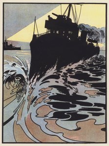 Projektörden kaçmaya çalışan bir Yok Edici by Charles Robinson