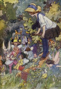 Peri Masalları Ülkesine Bir Bakış (renkli taş) by Charles Robinson